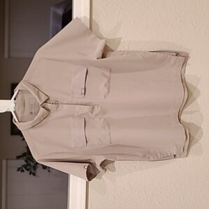 Figs Saiya Cargo Srub Polo Women's Large Boulder